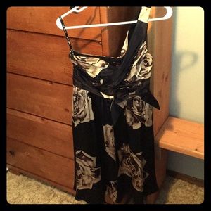 Betsey Johnson One shoulder floral dress